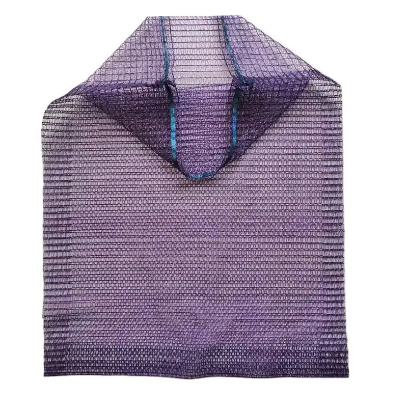 PP Woven Mesh Bag Reusable Net Sacks for Vegetables & Fruits